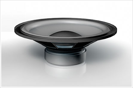 3D-Modell eines Lautsprecher/Subwoofer für PKW´s | Projekt WWW.SIMPARTS.EU