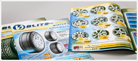 Flyer, Imagebroschüre, Produktkatalog